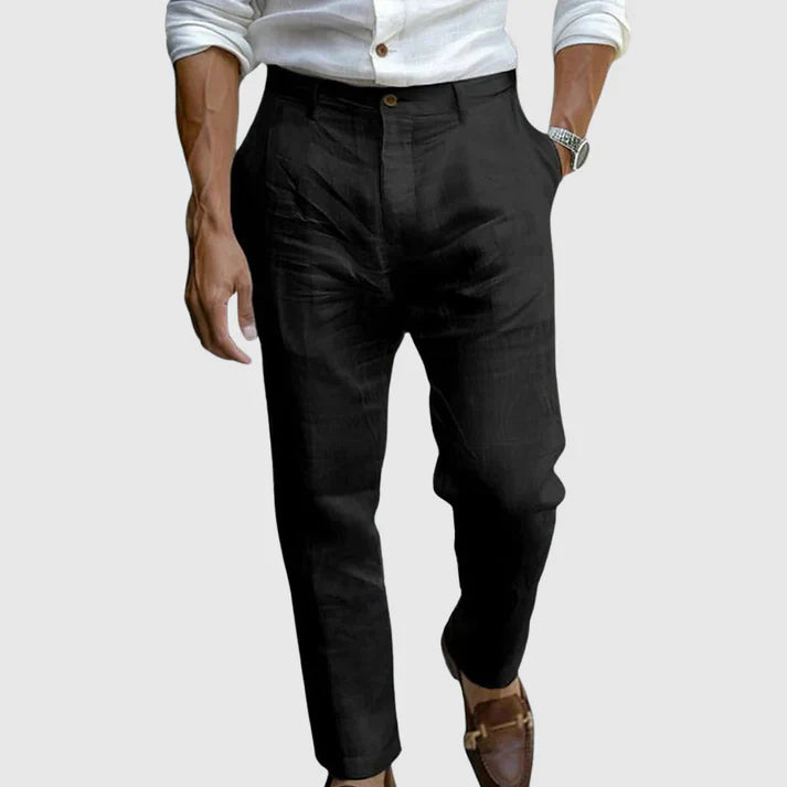Lorenzo Vitali - Luxe linnen broek