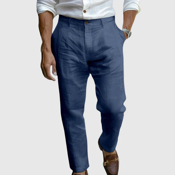 Lorenzo Vitali - Luxe linnen broek