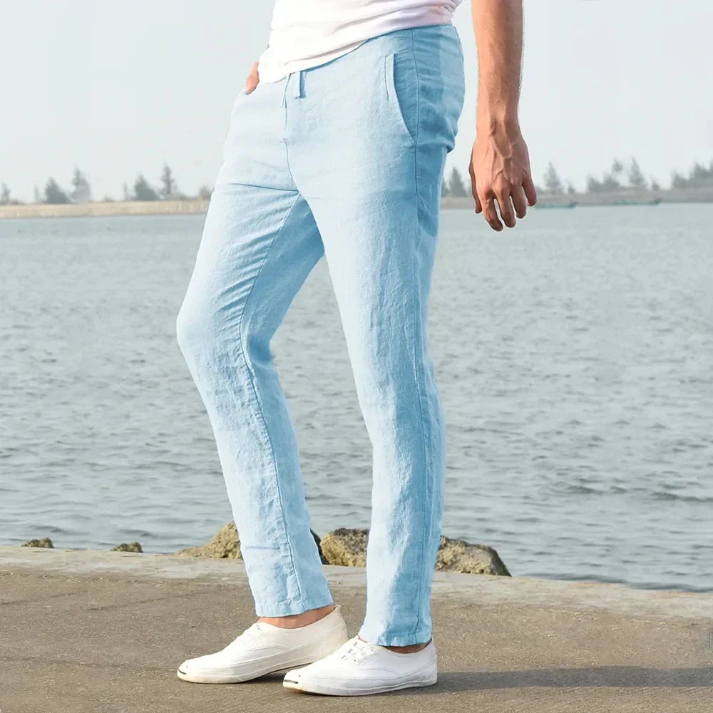 Beeckhoven™ | Katoenen Linnen Broek